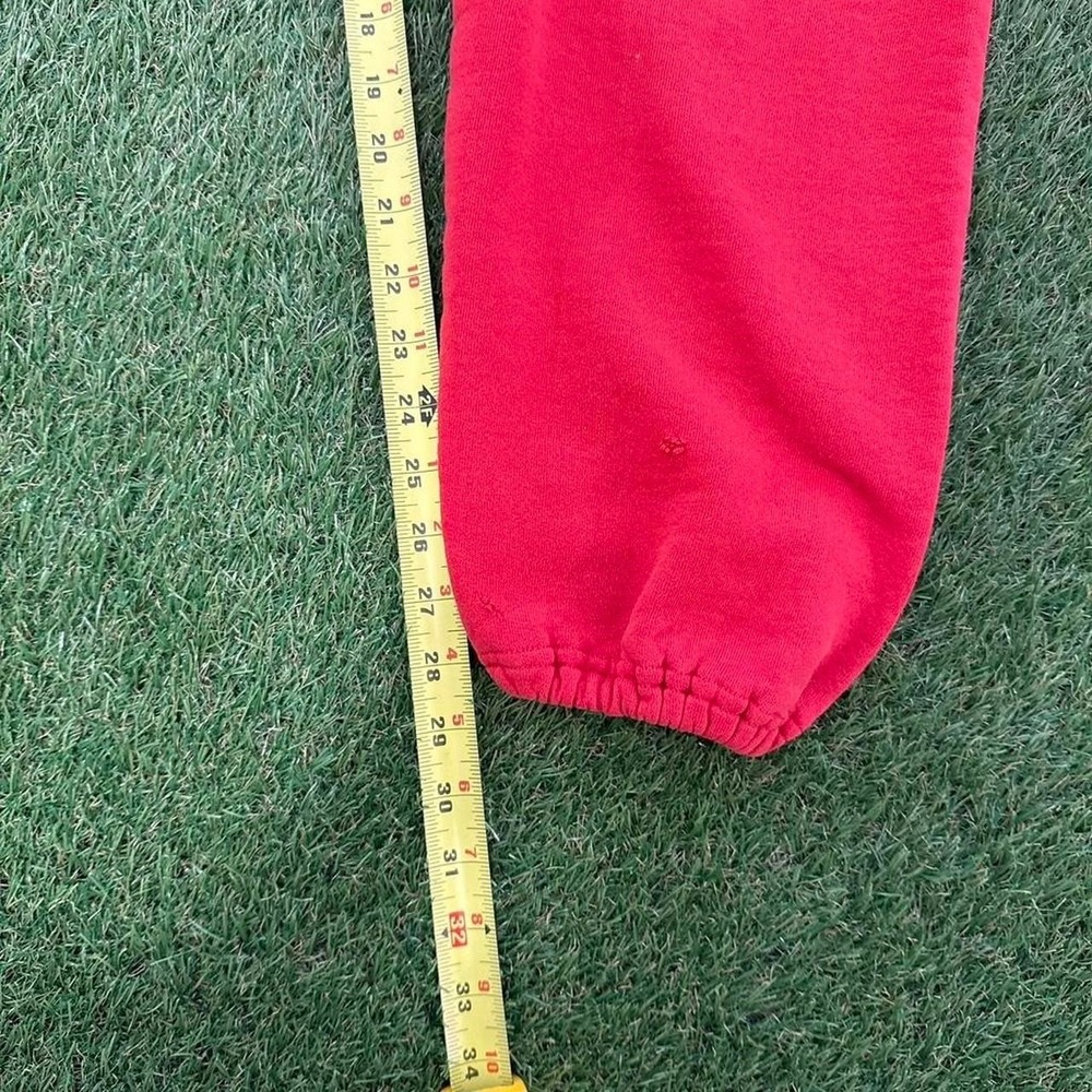 Russell Athletic red cuffed sweatpants large - Picture 8 of 8